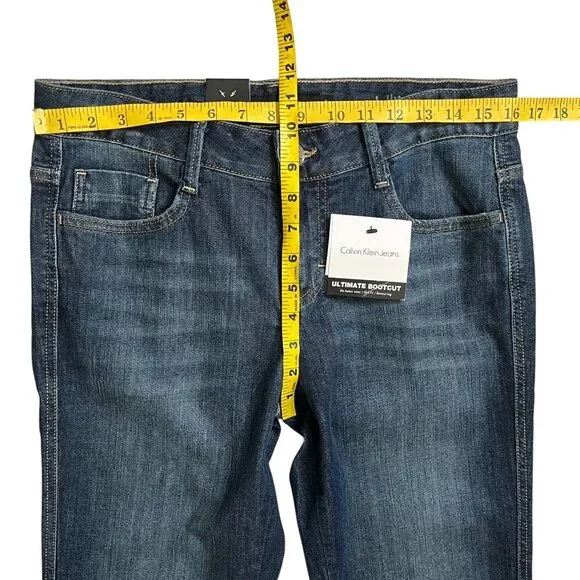 NWT Calvin Klein Ultimate Bootcut Jeans Size 8x32 - Picture 8 of 9